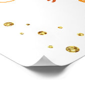 Welkom Verjaardag 3e Partij Poster Pompoen Drie (Hoek)