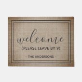 Welkom, verlof om negen uur deurmat (Voorkant)