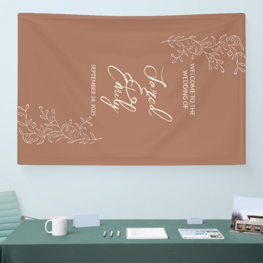 Welkom Verticale Banner van de bruiloft (Beurs)