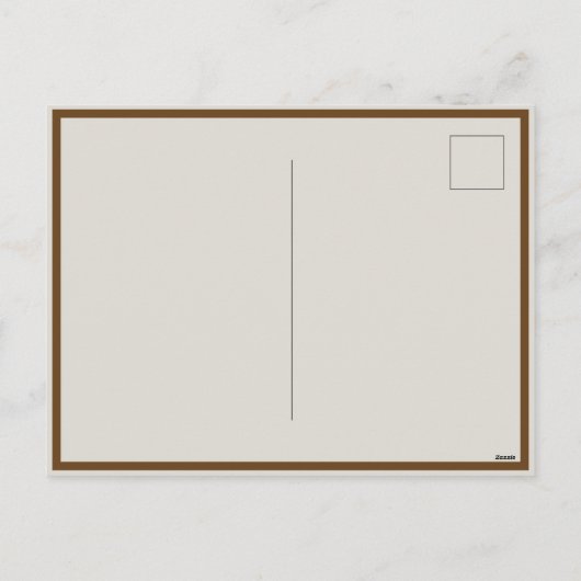 Welkom Victoriaans thuis in de schaduw van Brown Feestdagenkaart (Achterkant)