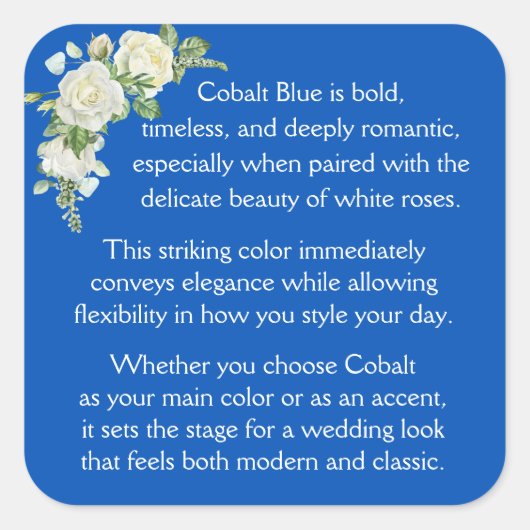 Welkom Vierkante Sticker (Voorkant)