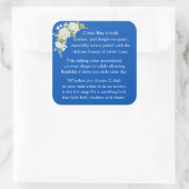 Welkom Vierkante Sticker (Tas)