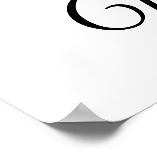 Welkom Vind uw tafel zitplaatsen header Poster (Hoek)