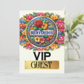 WELKOM VIP Gast Uitnodiging (Staand voorkant)