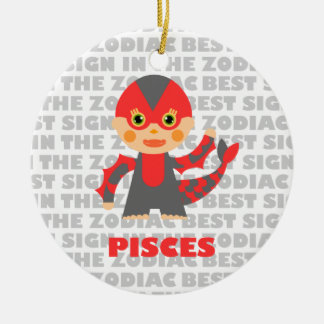 Welkom Vissen Zodiac Baby! Keramisch Ornament