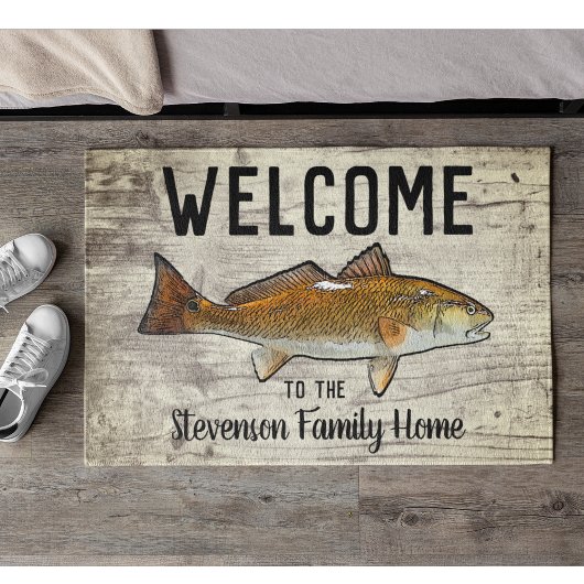 Welkom Vist roodbaarfamilie - thuiskatoen Deurmat
