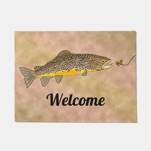 Welkom vliegen deurmat (Voorkant)