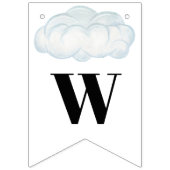 Welkom Vliegtuig Baby shower Penguin Vlaggetjes (Derde vlag)