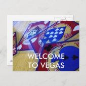 WELKOM VOOR VEGAS BRIEFKAART (Voorkant / Achterkant)