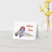 Welkom voorjaar - Kaart (Gele Bloem)