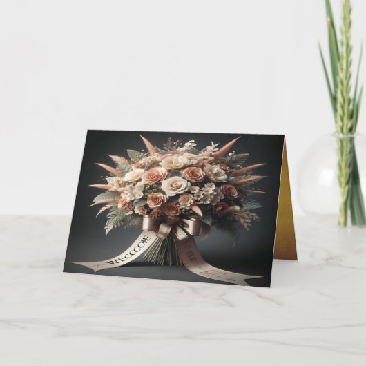 Welkom Vouw Uitnodigingskaart (Voorkant)