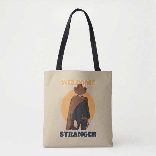 Welkom vreemdeling - Cowboy Tote Bag (Voorkant)
