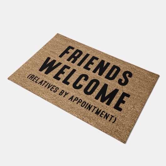 Welkom vrienden deurmat (Schuin)