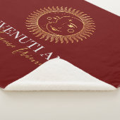 Welkom vrienden Engels / Italiaans Sherpa Deken (3/4)