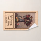 Welkom Vrienden, Familie en Herfst / Herfst Bad Handdoek (Handdoek)