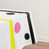 Welkom Vrienden Gele Polka Dots Tafelkleed (Voorbeeld)