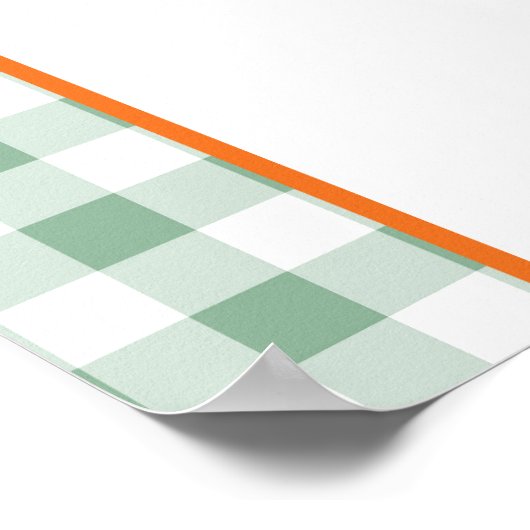 Welkom Vrienden Geven 2024, Thanksgiving Diner Poster (Hoek)