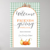 Welkom Vrienden Geven 2024, Thanksgiving Diner Poster (Voorkant)