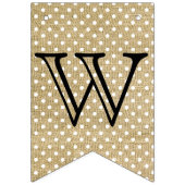 Welkom vrienden met Mason Jars Vlaggetjes (Eerste vlag)