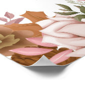 Welkom Vrijgezellenfeest Boho Autumn Poster (Hoek)