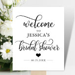 Welkom Vrijgezellenfeest Heart WELCOME SIGN Poster<br><div class="desc">Eenvoudig elegant WELCOME het ontwerp van het VRIJGEZELLENFEEST op witte achtergrond en zwarte manuscriptopologiebrieven met klein hart. Ideaal voor elk thema,  elke stijl of elk tijdstip van het jaar.</div>