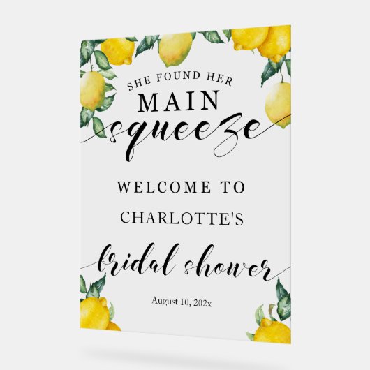 Welkom Vrijgezellenfeest Hoofdknijpteken Acryl Acryl Bord (Hoek)