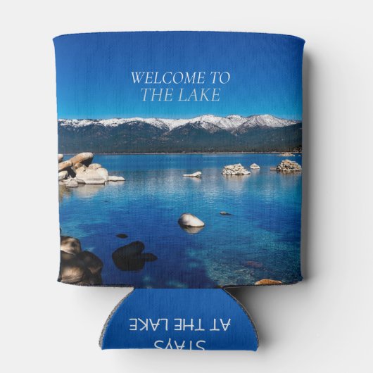 Welkom Wat gebeurt bij Lake, blijft bij het meer Blikjeskoeler (Achterkant)