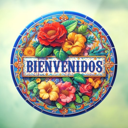 WELKOM - Wat mooi! Raamsticker (Vel 3)