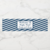 Welkom Waterflesetiket Waterfles Etiket (Enkel label)