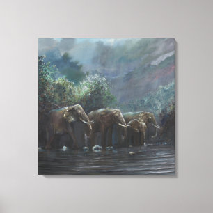 Welkom Waters 1990 Canvas Afdruk