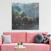 Welkom Waters 1990 Canvas Afdruk (Insitu (Woonkamer))