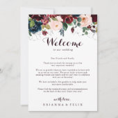 Welkom waterverf  Fall Wedding-brief (Voorkant)