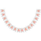 Welkom Waterverf Roze Prinses Verjaardagsfeest Vlaggetjes (Alle)