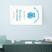 Welkom We kunnen bijna niet wachten op Teddy Bear Spandoek (Beurs)