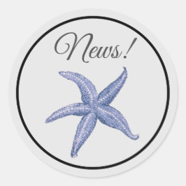 Welkom Wee Baby Ronde Sticker