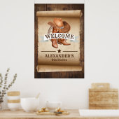 Welkom Western Poster Landstartboeken (Keuken)