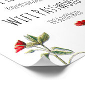 Welkom Wifi wachtwoord poster (Hoek)