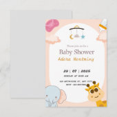 welkom wilde uitnodiging (Voorkant / Achterkant)