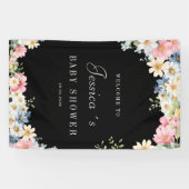 Welkom! Wildflower, Baby shower Spandoek (Horizontaal)