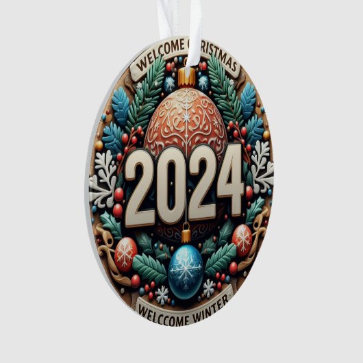 Welkom winter 2024 ornament (voorkant)