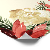 Welkom Winter | Trouwfeest Bruidsfeest Poster (Hoek)