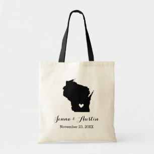 Welkom Wisconsin Wedding Tote Bag