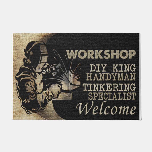 Welkom workshop DUY King Handyman Deurmat (Voorkant)