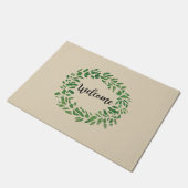 Welkom Wreath Painting Farmhouse Deurmat (Schuin)