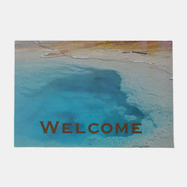 Welkom Yellowstone Blue Water Photo National Park Deurmat