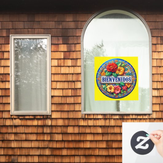 WELKOM - Zo leuk! Raamsticker (Huis Raam)