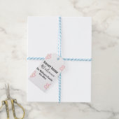 Welkom zoete thuis voeg familienaam jaar Est. Teks Cadeaulabel (Met Touw)