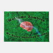 Welkom Zombies, we dienen Delicious Brains Deurmat (Voorkant)