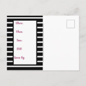 Welkom Zomer Uitnodiging Briefkaart (Achterkant)