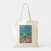 Welkom Zomer Vector Tekening Tote Bag (Achterkant)